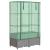 Strat înălțat cu husă de seră, aspect ratan, 80x40x138 cm GartenMobel Dekor
