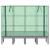 Strat înălțat cu husă de seră, aspect ratan, 160x40x140 cm GartenMobel Dekor