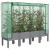 Strat înălțat cu husă de seră, aspect ratan, 160x40x140 cm GartenMobel Dekor
