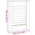 Uși de dulap design lambriu 4 buc. 39,5x29,5 cm lemn masiv pin GartenMobel Dekor