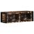 Dulap TV multicolor 80x30x25 cm lemn masiv recuperat GartenMobel Dekor