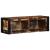 Dulap TV multicolor 80x30x25 cm lemn masiv recuperat GartenMobel Dekor