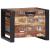 Cufere de Depozitare 40 x 30 x 30 cm Lemn masiv recuperat GartenMobel Dekor