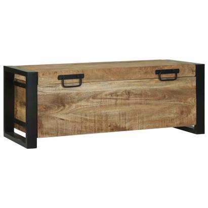Cufere de Depozitare Maro 80 x 30 x 30 cm Lemn masiv de mango GartenMobel Dekor