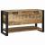 Cutie de depozitare Maro 80 x 35 x 45 cm Lemn masiv de mango GartenMobel Dekor