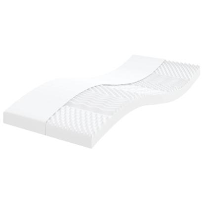 Saltea din spumă de copii, alb 80x160 cm 7 zone duritate 20 ILD GartenMobel Dekor
