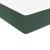 Saltea cu arcuri buzunar, fermitate medie, verde închis, 100x210x20 cm, catifea GartenMobel Dekor