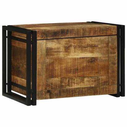 Cutie de depozitare 60 x 40 x 41 cm Lemn de mango solid GartenMobel Dekor