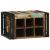 Raft pentru vin 2 pcs 46 x 35 x 27,5 cm Lemn recuperat masiv GartenMobel Dekor
