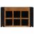 Raft pentru vin 2 pcs 46 x 35 x 27,5 cm Lemn Solid de Acacia GartenMobel Dekor