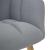 Scaun de relaxare, gri deschis, material textil GartenMobel Dekor