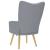 Scaun de relaxare, gri deschis, material textil GartenMobel Dekor
