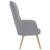 Scaun de relaxare, gri deschis, material textil GartenMobel Dekor