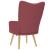 Scaun de relaxare, roșu vin, material textil GartenMobel Dekor