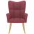 Scaun de relaxare, roșu vin, material textil GartenMobel Dekor