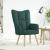 Scaun de relaxare, verde închis, material textil GartenMobel Dekor