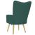 Scaun de relaxare, verde închis, material textil GartenMobel Dekor