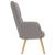 Scaun de relaxare, gri taupe, material textil GartenMobel Dekor