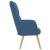 Scaun de relaxare, albastru, material textil GartenMobel Dekor