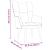 Scaun de relaxare, albastru, material textil GartenMobel Dekor