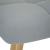 Scaun de relaxare cu taburet, gri deschis, textil GartenMobel Dekor