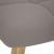 Scaun de relaxare cu taburet, gri taupe, textil GartenMobel Dekor