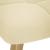 Scaun de relaxare cu taburet, crem, textil GartenMobel Dekor