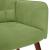 Scaun de relaxare, verde deschis, catifea GartenMobel Dekor