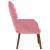 Scaun de relaxare, roz, catifea GartenMobel Dekor