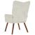 Scaun de relaxare, crem, catifea GartenMobel Dekor