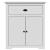 Dulap de hol „BODO” Alb 80x35x90 cm GartenMobel Dekor