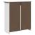 Dulap de hol „BODO” Alb 80x35x90 cm GartenMobel Dekor