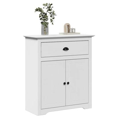 Dulap de hol „BODO” Alb 80x35x90 cm GartenMobel Dekor