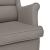 Fotoliu, gri taupe, 74x84x100 cm, textil GartenMobel Dekor