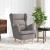 Fotoliu, gri taupe, 74x84x100 cm, textil GartenMobel Dekor
