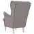 Fotoliu, gri taupe, 74x84x100 cm, textil GartenMobel Dekor