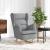 Scaun balansoar, gri deschis, 74x90x102 cm, material textil GartenMobel Dekor