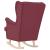 Scaun balansoar, roșu vin, 74x90x102 cm, material textil GartenMobel Dekor