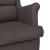 Scaun balansoar, maro închis, 74x90x102 cm, material textil GartenMobel Dekor