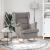 Scaun balansoar, gri taupe, 74x90x102 cm, material textil GartenMobel Dekor