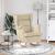 Scaun balansoar, crem, 74x90x102 cm, material textil GartenMobel Dekor