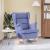 Scaun balansoar, jeans albastru, 74x90x102 cm, material textil GartenMobel Dekor
