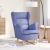Scaun balansoar, jeans albastru, 74x90x102 cm, material textil GartenMobel Dekor