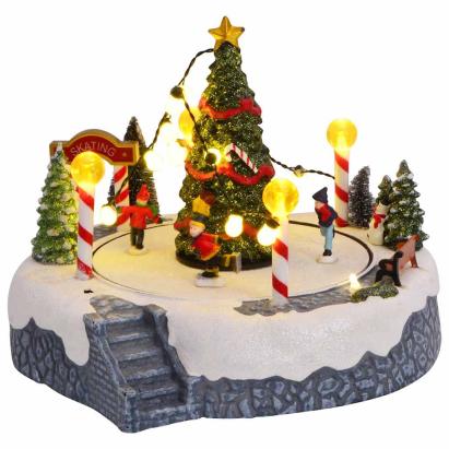 Decorațiune sat de Crăciun Multicolour 22 x 21,5 x 17 cm GartenMobel Dekor