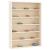 Vitrina de colecție din lemn cu 6 rafturi 40x8,5x55 cm GartenMobel Dekor