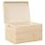 Cutie din lemn cu capac 40x30x23 cm din lemn masiv de pin GartenMobel Dekor