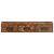 Dulap TV montat pe perete 100x30x19 cm, lemn masiv reciclat GartenMobel Dekor