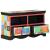 Cabinet TV Multicolour 80 x 35 x 50 cm Lemn de mango solid GartenMobel Dekor