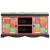 Cabinet TV Multicolour 100 x 35 x 50 cm Lemn de mango solid GartenMobel Dekor