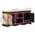 Cabinet TV Multicolour 100 x 35 x 50 cm Lemn de mango solid GartenMobel Dekor